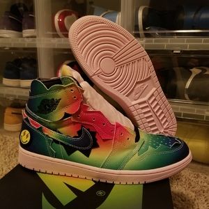 🇨🇴SOLD🇨🇴Air Jordan x J Balvin 1 Retro High OG De Colores